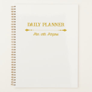 Minimalistische Ivory Gouden Planner