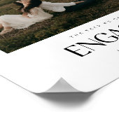 Minimalistische "Jaar waarin we Verliefd werden" K Poster (Hoek)