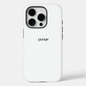 Minimalistische Japan Gift iPhone 16 Hoesje (Achterkant)