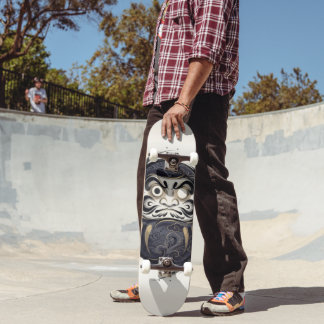 Minimalistische Japanse Daruma | Zen Kintsugi Persoonlijk Skateboard