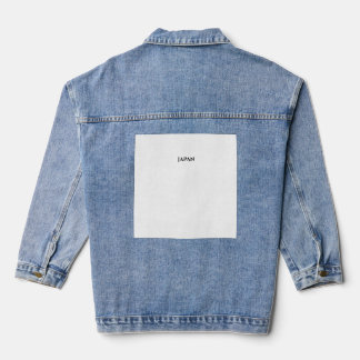Minimalistische Japanse jeansjas Denim Jacket
