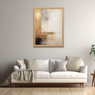 Minimalistische Japanse kunst, neutrale print