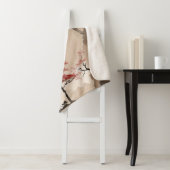 Minimalistische Japanse kustlijn Sherpa Deken (In situ)