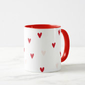 Minimalistische “Je t’❤️” mok (Voorkant rechts)