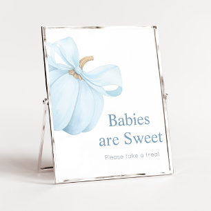 Minimalistische jongen Kleine Pompoen Baby's zijn Poster