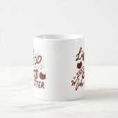 Minimalistische Joy Cat Hartverwarmend Warm Bruin  Koffiemok (Center)