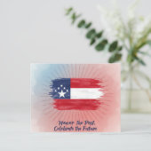 minimalistische Juneteenth Briefkaart (Staand voorkant)