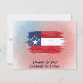 minimalistische Juneteenth Briefkaart