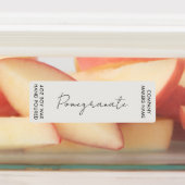 Minimalistische Kaarsenkruik Dunne verticale label (Aangebracht)