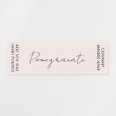 Minimalistische Kaarsenkruik Dunne verticale label (Design 1)