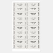 Minimalistische Kaarsenkruik Dunne verticale label (Vel)