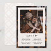 Minimalistische Kaart met een crème-weddenschapska (Voorkant / Achterkant)