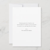 Minimalistische Kaart met kerstbomen voor de kerst (Achterkant)