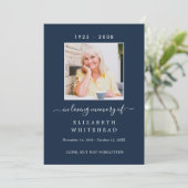 Minimalistische Kaart van de marine van de marine  (Staand voorkant)