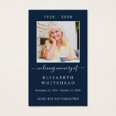 Minimalistische Kaart van de marine van de marine  (Voorkant)