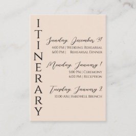 Minimalistische Kaart van de moderne reisbijlage