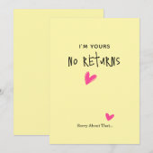 Minimalistische Kaart van de Valentijn - Romantisc (Voorkant / Achterkant)