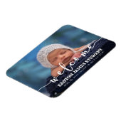 Minimalistische Kaart van de  van de Aankondiging  Magneet (Linkerzijde)