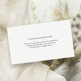 Minimalistische Kaart voor aangepaste behuizing