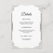 Minimalistische Kaart voor bruiloft (Voorkant)