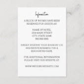 Minimalistische Kaart voor bruiloft (Voorkant)