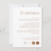 Minimalistische Kaart voor de gegevensbehuizing Notitiekaartje (Voorkant)