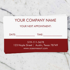 Minimalistische Kaart voor herinnering