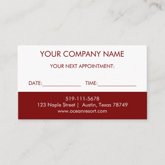 Minimalistische Kaart voor herinnering (Voorkant)