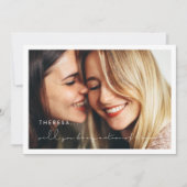 Minimalistische kaart voor het voorstel van de Ere (Voorkant)