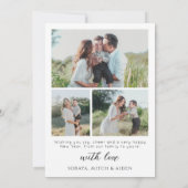 Minimalistische kaart voor nieuwjaar (Achterkant)