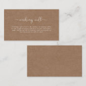 Minimalistische Kaart voor racistisch gebruik van  (Voorkant / Achterkant)