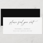 Minimalistische Kaart voor weddenschappen (Voorkant / Achterkant)