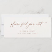 Minimalistische Kaart voor weddenschappen (Voorkant)