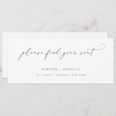 Minimalistische Kaart voor weddenschappen (Voorkant / Achterkant)