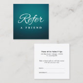 Minimalistische Kaart voor zakelijke verwijzing (Voorkant / Achterkant)