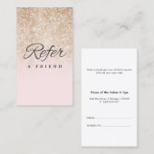 Minimalistische Kaart voor zakelijke verwijzing (Voorkant / Achterkant)