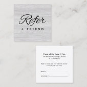 Minimalistische Kaart voor zakelijke verwijzing (Voorkant / Achterkant)