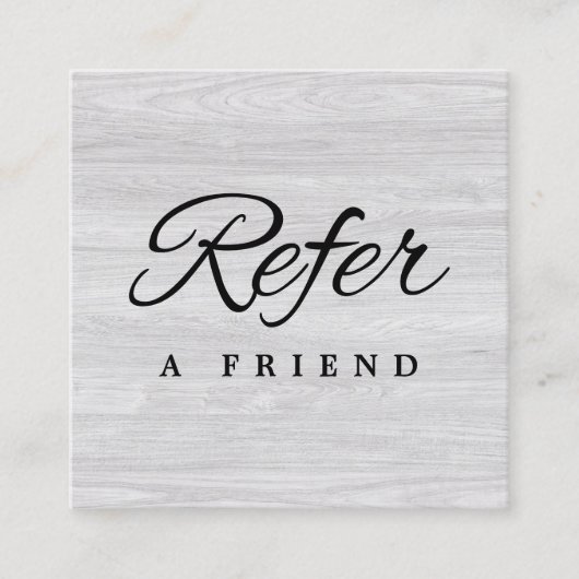 Minimalistische Kaart voor zakelijke verwijzing (Voorkant)