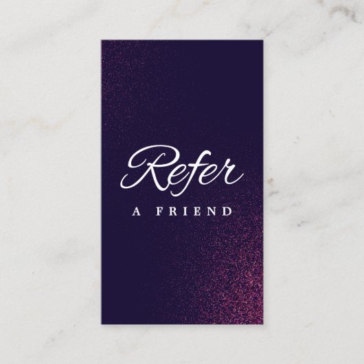 Minimalistische Kaart voor zakelijke verwijzing (Voorkant)