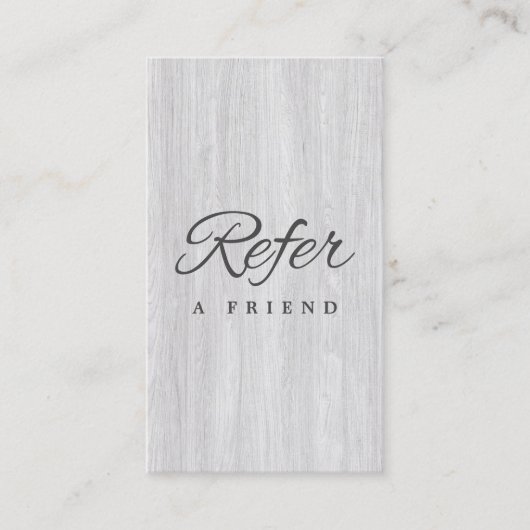 Minimalistische Kaart voor zakelijke verwijzing (Voorkant)