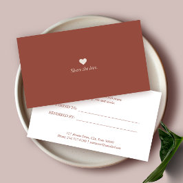 Minimalistische Kaart voor zakelijke verwijzing