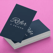 Minimalistische Kaart voor zakelijke verwijzing