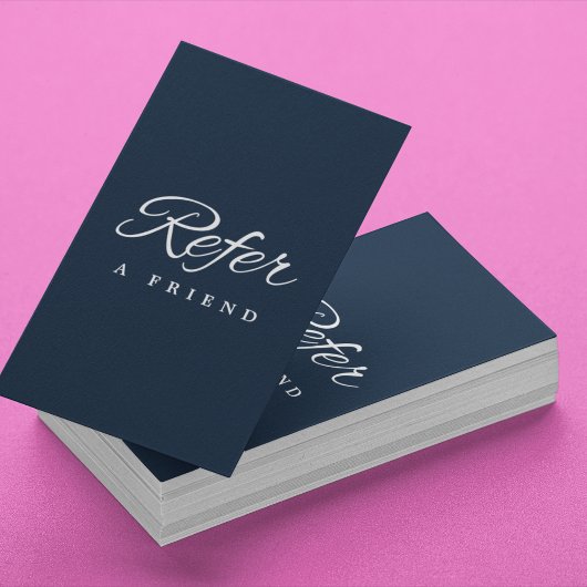 Minimalistische Kaart voor zakelijke verwijzing