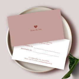 Minimalistische Kaart voor zakelijke verwijzing