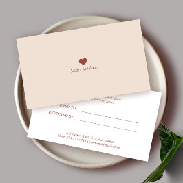 Minimalistische Kaart voor zakelijke verwijzing