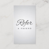 Minimalistische Kaart voor zakelijke verwijzing (Voorkant)