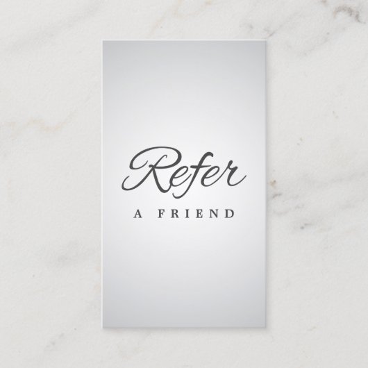 Minimalistische Kaart voor zakelijke verwijzing (Voorkant)