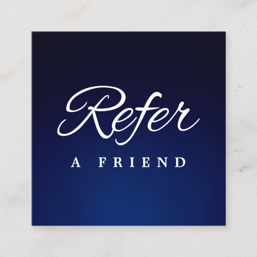 Minimalistische Kaart voor zakelijke verwijzing (Voorkant)