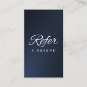 Minimalistische Kaart voor zakelijke verwijzing (Voorkant)