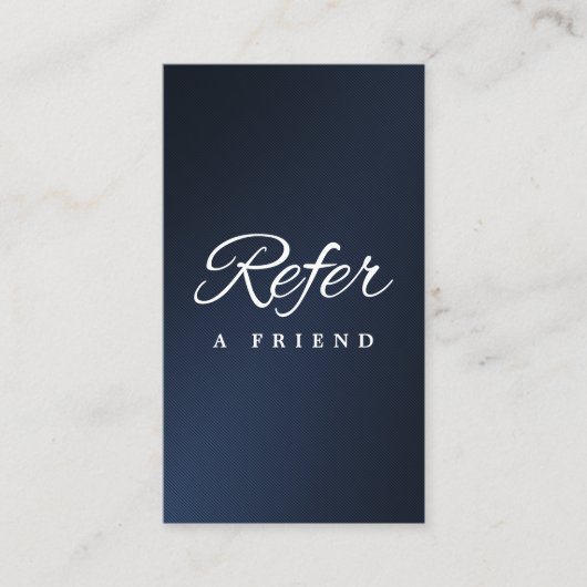 Minimalistische Kaart voor zakelijke verwijzing (Voorkant)